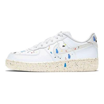 Air Force 1 LV8 3 PS Paint Splatter - Pantofi albi pentru copii Sail DJ2599-100