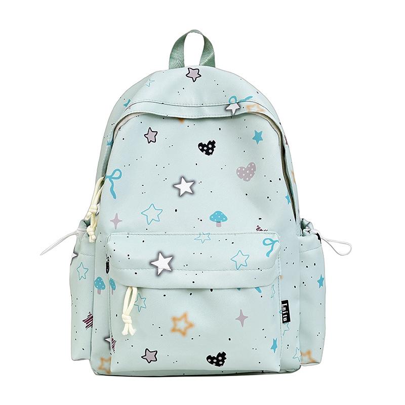 Schoolbag High-value Schoolbag Large Capacity Korean Version of Junior High School Students Female College Students Backpack Ins Wind High School