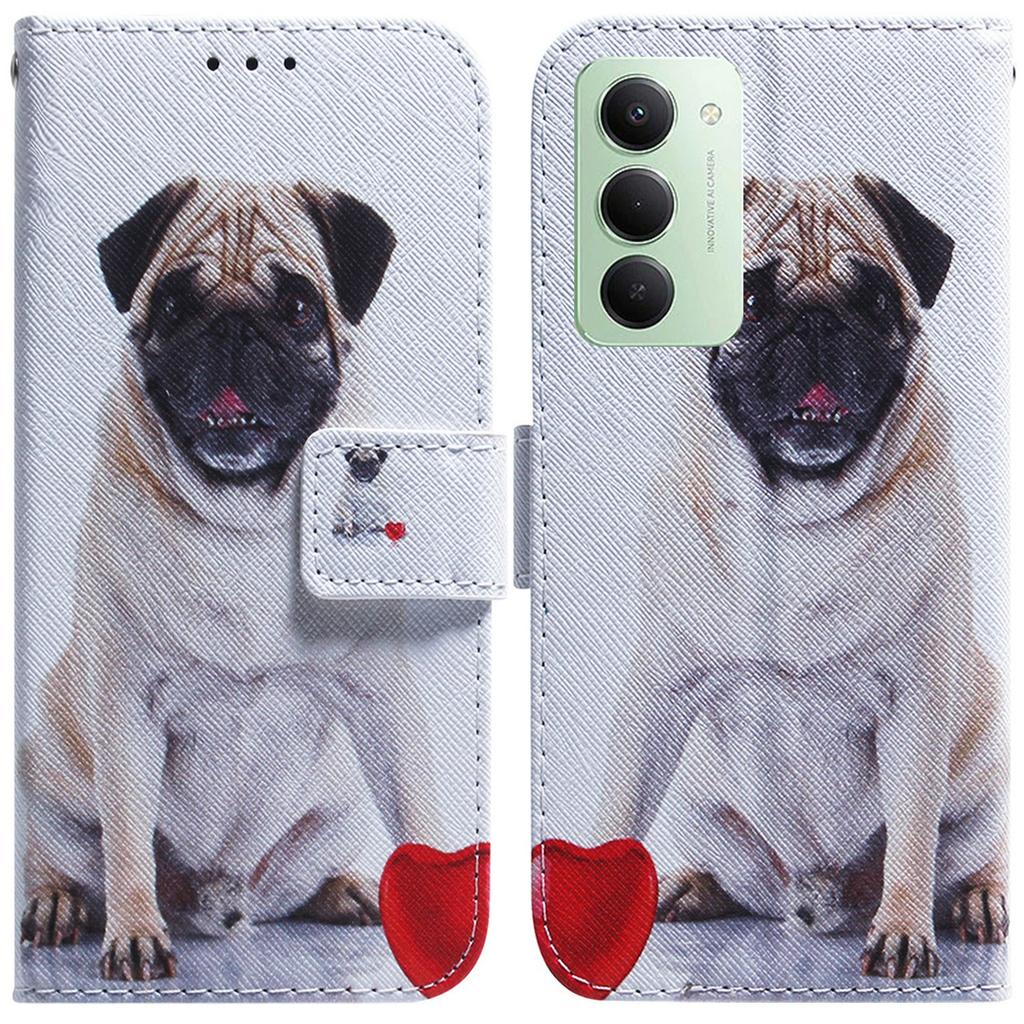 For Xiaomi Redmi 15 5G (Global) (169mm) Wallet Case Pattern Print Leather Phone Cover