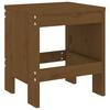 3 Piece Garden Bistro Set Honey Brown Solid Pine Wood