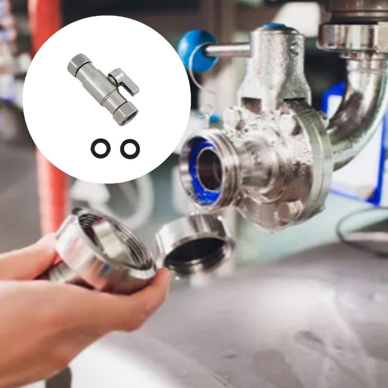 Stainless Steel Quick Connect Ball Valves Leakproof Seal And Simple Setups Flows Control Valves For Bathroom Water Heaters