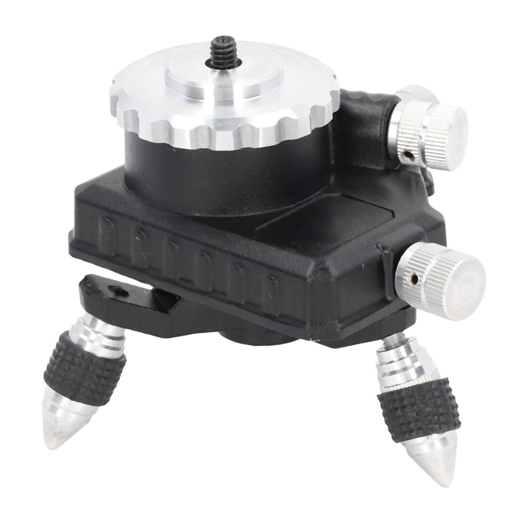 Level Adjustment Base 360 Degrees  Rotatable Fine Tuning Adapter for Laser Leveling Tripod Connector