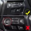 For Subaru WRX STi 2015- Carbon Fiber Interior Head Light Switch Cover Trim