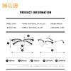O-Q CLUB Neue Herren-Brillenfassung Quadratische Optische Korrektionsbrillenfassung Brillen Graduierte Gläser zum Lesen Frauen 9367