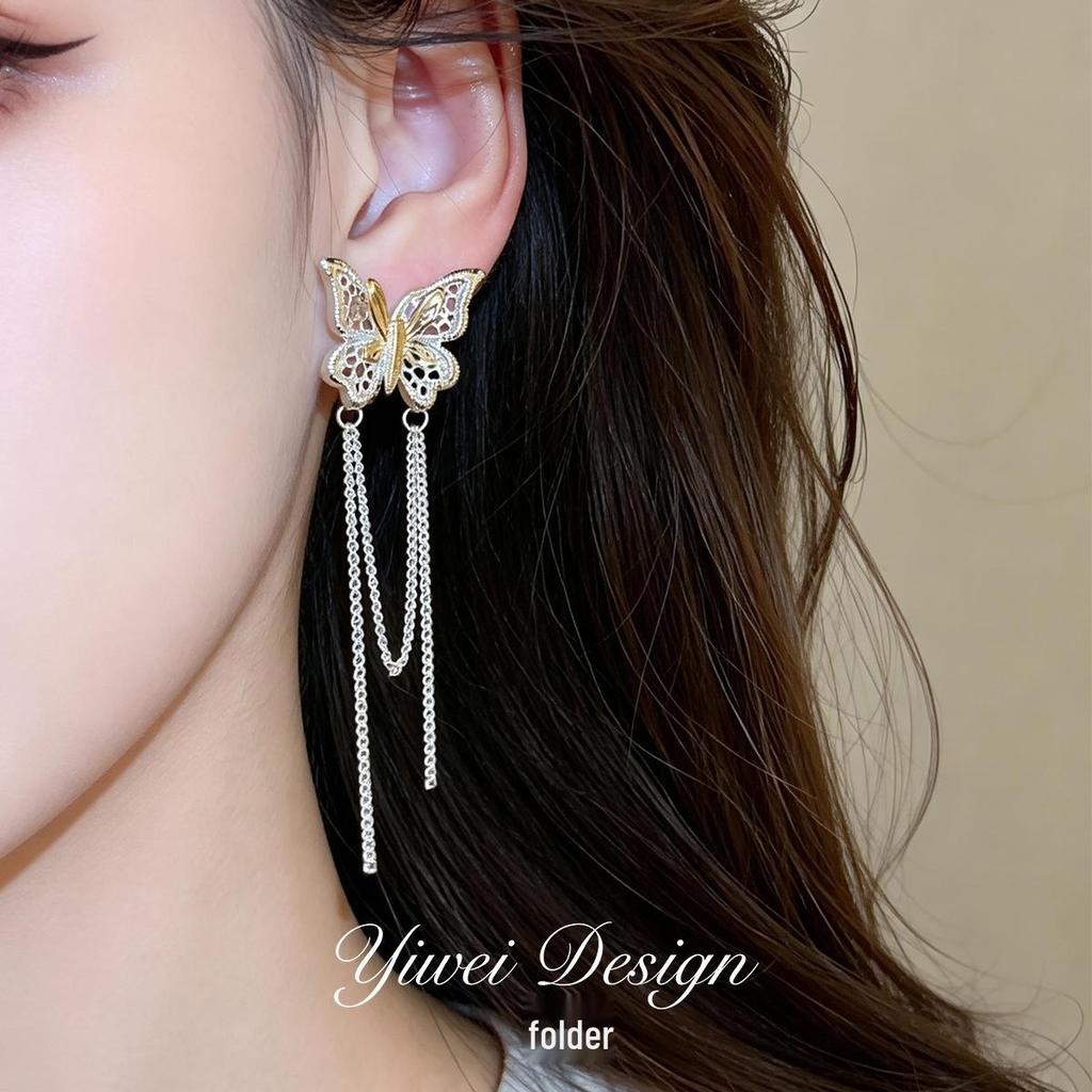 Gold Plated Zircon Bow Pearl Ear Clip, No Piercing Required; Elegant High-End Jewelry for Women.