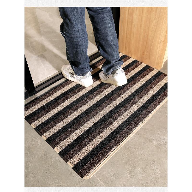 Tufted Floor Mat Printed Entry Floor Mat Rub Soil Anti-slip Mat Outdoor Floor Mat Ring Velvet Door Mat