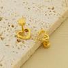 2026 Heart-shaped Design Diamond-set Stud Earrings Light Luxury High-end Sense Simple Versatile Earrings Women