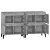 Vidaxl Chests of Drawers, 2 Pcs., Concrete Gray, 60X35X70 Cm