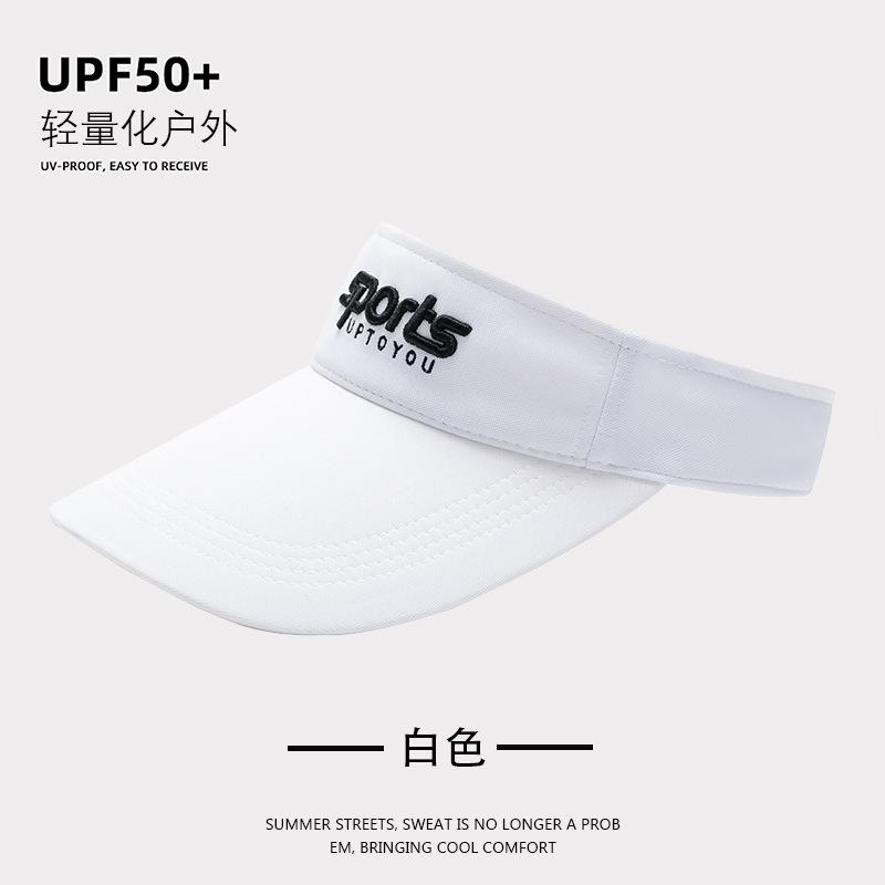 Sun Protection Cap with Enlarged Brim Sun Protection UV Protection Empty Top Outdoor Sports Sunshade Summer Empty Top Hat