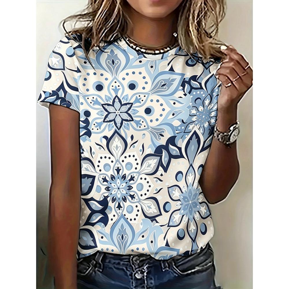 Women s T-shirt - Exquisite Mandala Pattern 2XS