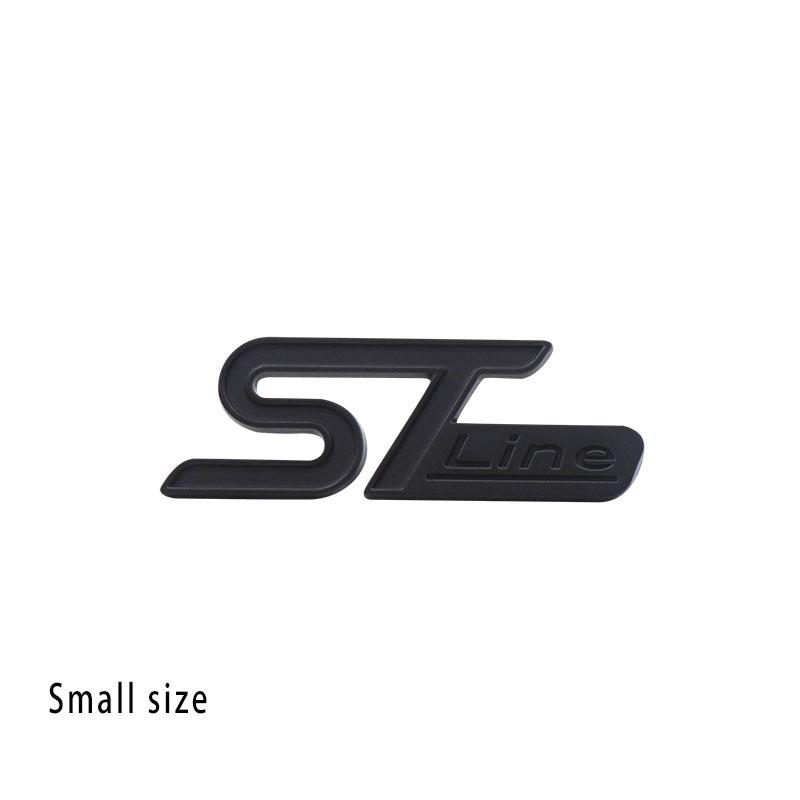 3D ST Line for Car Fender Side trunk Nameplate Decal Emblem Badge Sticker