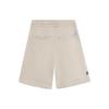 Li Ning Solid Color Logo Print Loose Fit Drawstring Straight Leg Shorts Women Shorts Gray AKSSA86-3