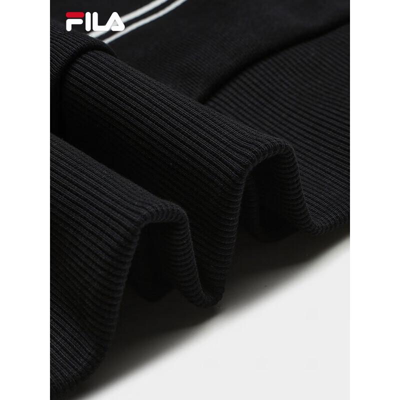 FILA Men's Striped Knit Turtleneck Sweatshirt