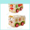 Wooden Shape Sorting Box With Interactive Design For Children Early Education