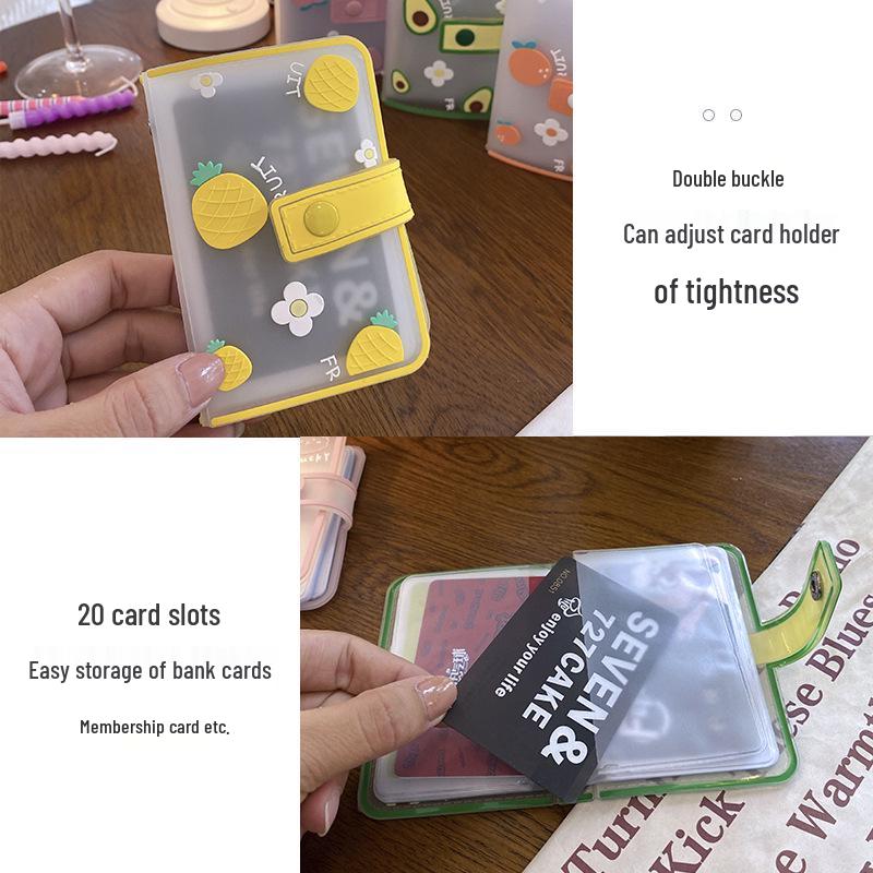2024 Ultra-Thin Women's Card Holder: Large Capacity, Anti-demagnetization, Multi-Card Slots, and Cute Design