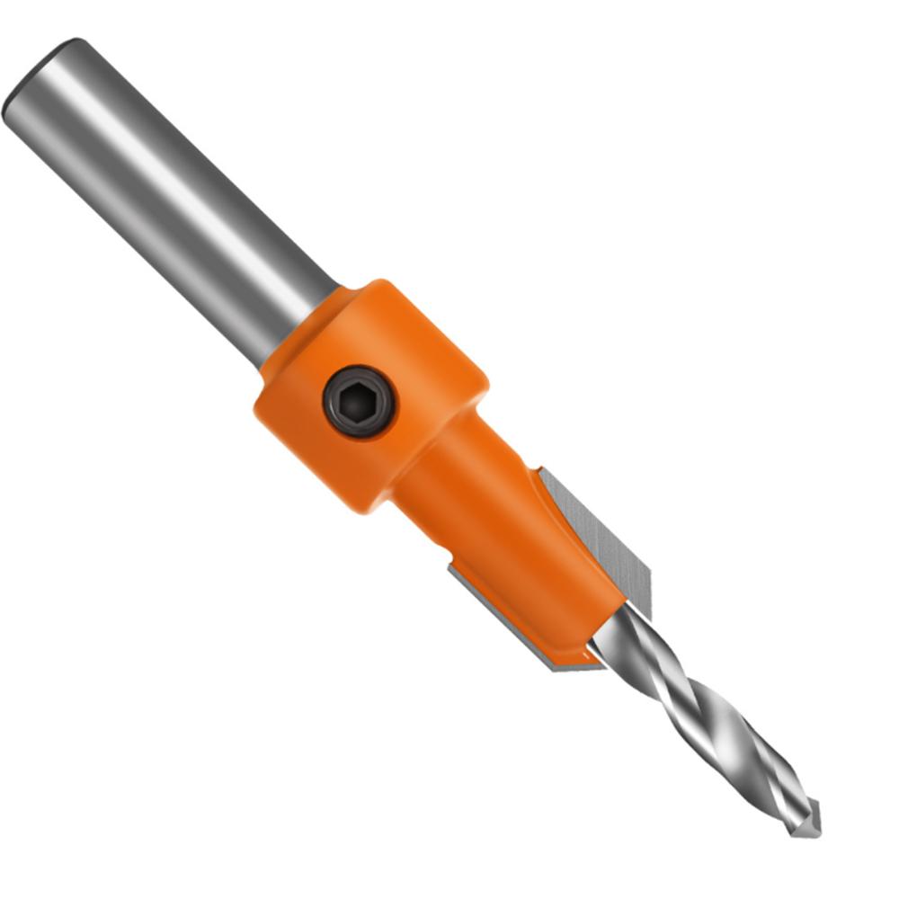 1PCS 8/10mm Shank HSS Woodworking Countersink Router Bit Screw Extractor Remon Demolition for Wood Milling Cutter