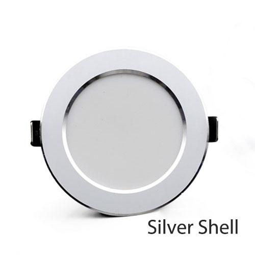 

LED Downlight 18W 15W 12W 9W 7W Silver White Shell AC220V 230V spot led Lamp Waterproof downlight Round Recessed Spot Light 7w&Cold White