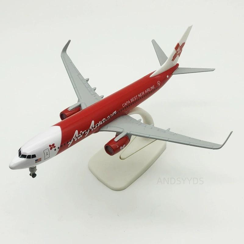 Asia Airways B737 Aviation Model Aircraft 20cm 1/400 Scale Diecast Metal Alloy Plane With Stand Airplane Collection Display