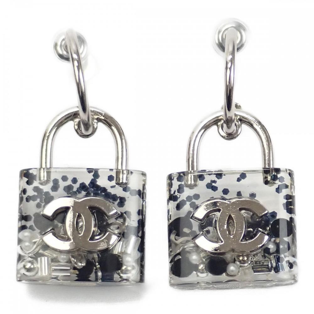 Chanel A88942 Pierce Silver Metal Women