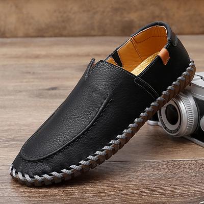 Fashion Outdoor Casual Sneakers Lightweight Breathable Mens Loafers Slip-on New Men Driving Shoes 2024 Spring Summer Men's Walking Shoes