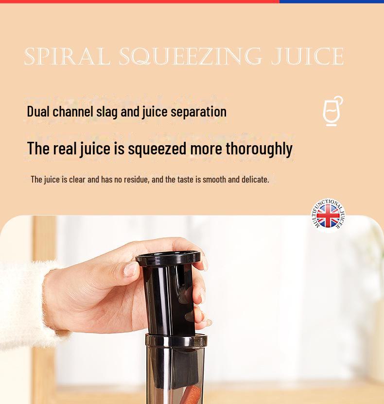 Mckaka Portable Multi-Function Mini Juicer – Pure Juice Separation for Household Use