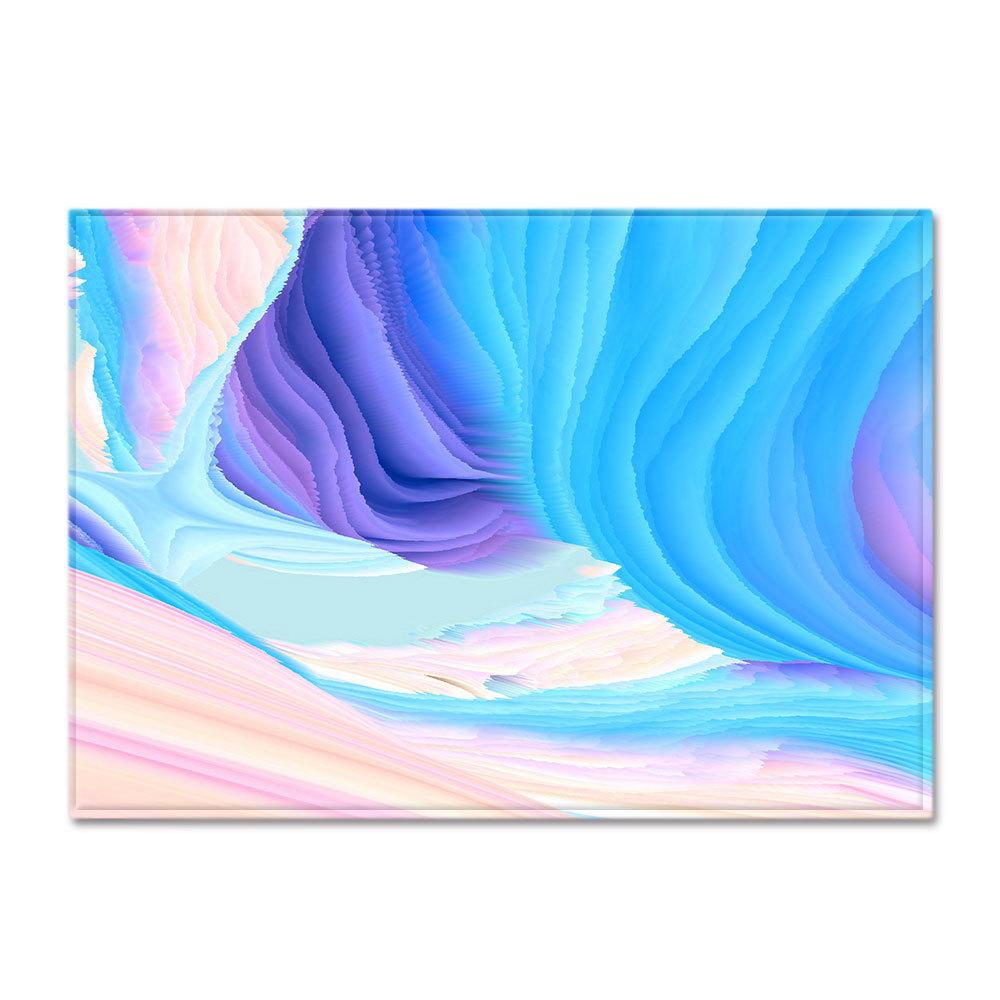 Gradual Change Large Carpet Feather Wind Bedroom Floor Mat
