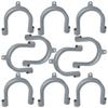 10Pcs Mounting Bend Universal U-shaped Retaining Arch Plastic U-shaped Bending Hanger for Washing Machine Dishwasher