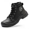 Men's Lightweight Steel Toe Water-Resistant Work Shoes - Anti-Smash, Anti-Puncture, Comfortable for Long Standing.