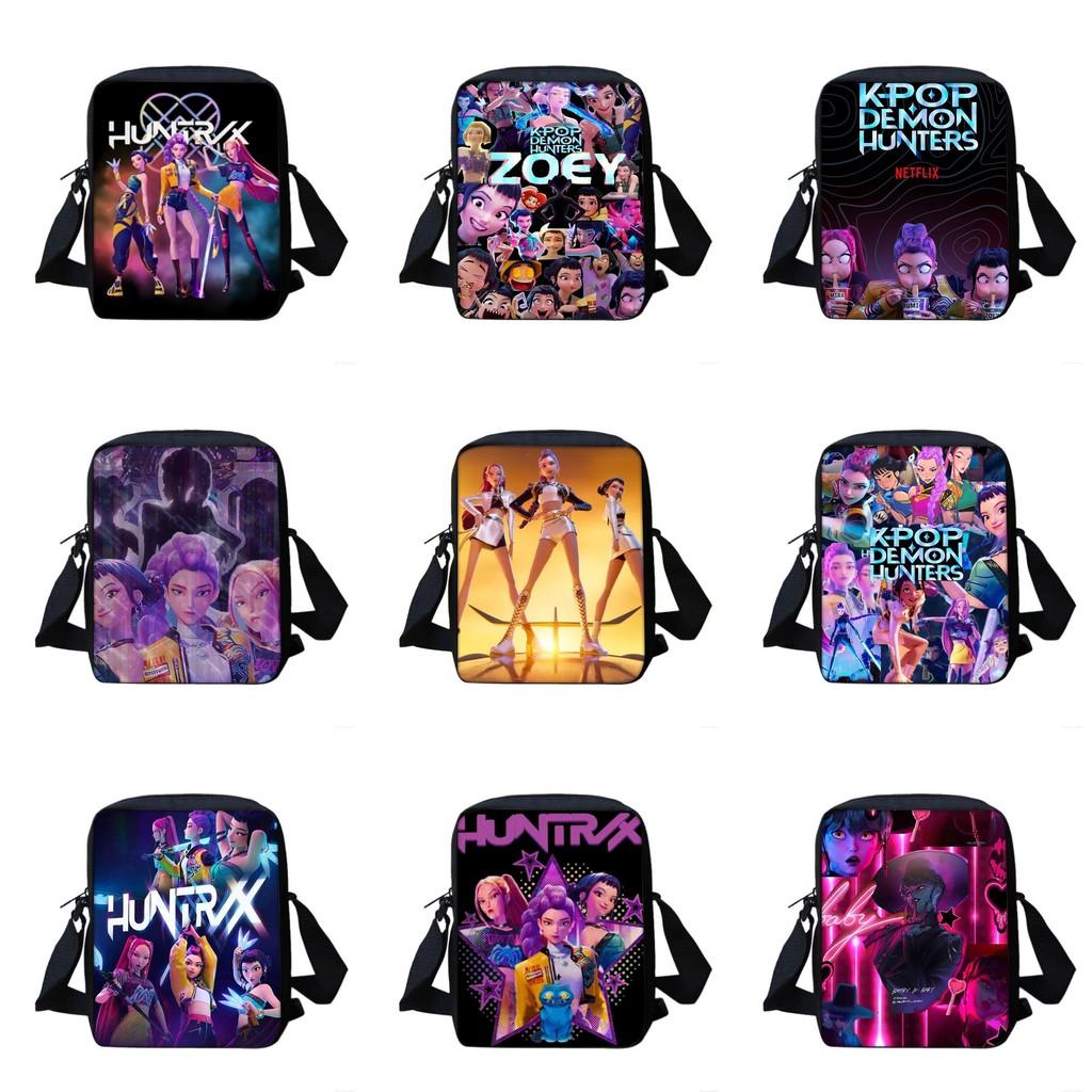 Kpop Demon Hunters Crossbody Tas Met Geprint Ontwerp Voor Middelbare Scholieren