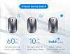 Rechargeable Silent Dual-Mode Bluetooth Wireless Mouse for Gaming and Office Use