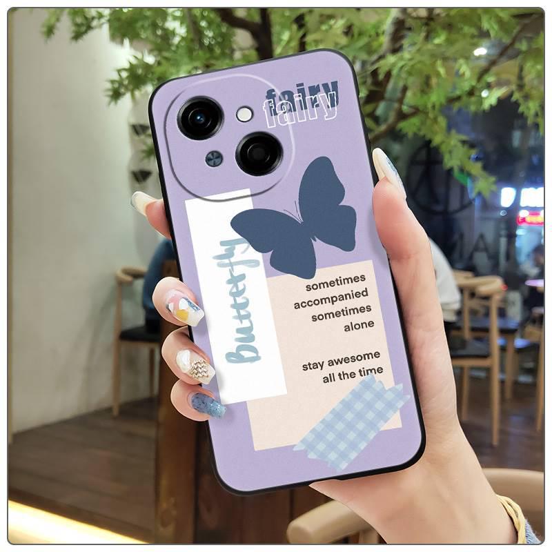 Luxury Soft Phone Case for Tecno POP9 4G/Spark GO 1/KL4 - Full Edge & Stylish Design for Women