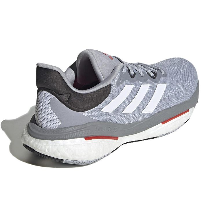 adidas SolarGlide 6 Halo Silber Scharlachrot Herren Sneaker Grau Wolkenweiß Besser-Scharlachrot HP9813