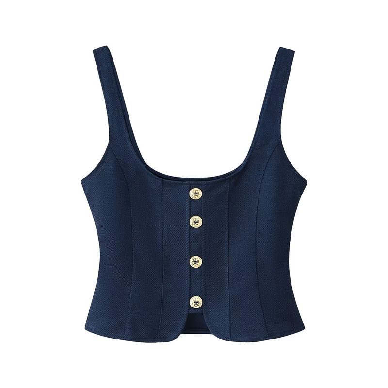 

Araltay New Arrival Fashion Style Women s Clothing Fashion Button Decoration Twill Tops Belt Pants 3644133405 Top L