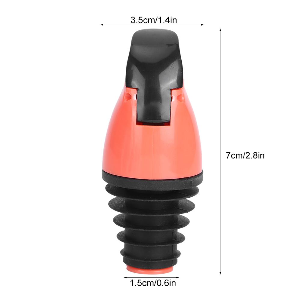 Oil Bottle Pour Spout Stopper Dispenser for Wine Soy Sauce Vinegar Bottles Kitchen UtensilsOrange