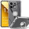 Case for Xiaomi Redmi Note 13 5G - Slim Silicone - Transparent - Anti-Scratch - Adjustable Stand