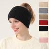 Warm Knitted Headband Women Winter Fleece Lined Sport Hair Band Elastic Headwrap Beanie Style
