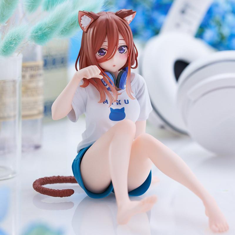 Exquisite Five Equal Parts Bride Home Wear Nino Miku Pvc Figurine For Anime Lovers