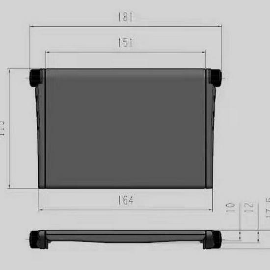 

Многофункциональная полка-экран и кронштейн для телевизора/монитора OPP Packaging