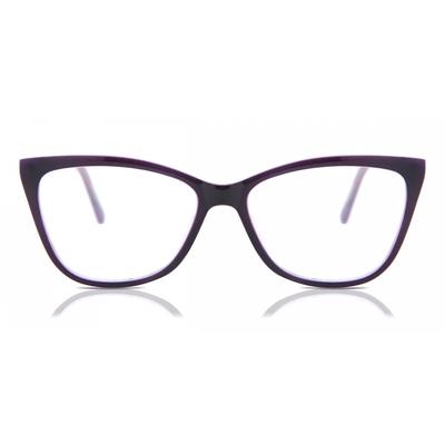 Full Rim Cat Eye Glossy Dark Purple Vicari Cp115d Fashion Women Eyeglasses