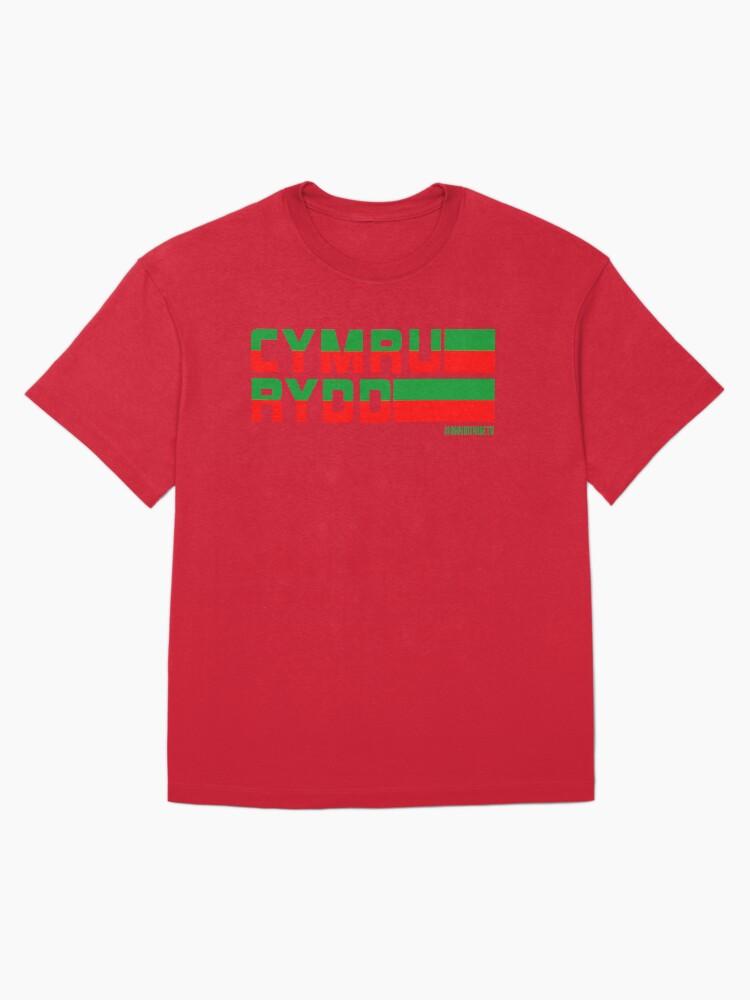 YES Cymru Rydd, Freies Wales, IndyWales, Unabhängigkeit Oversize T-Shirt