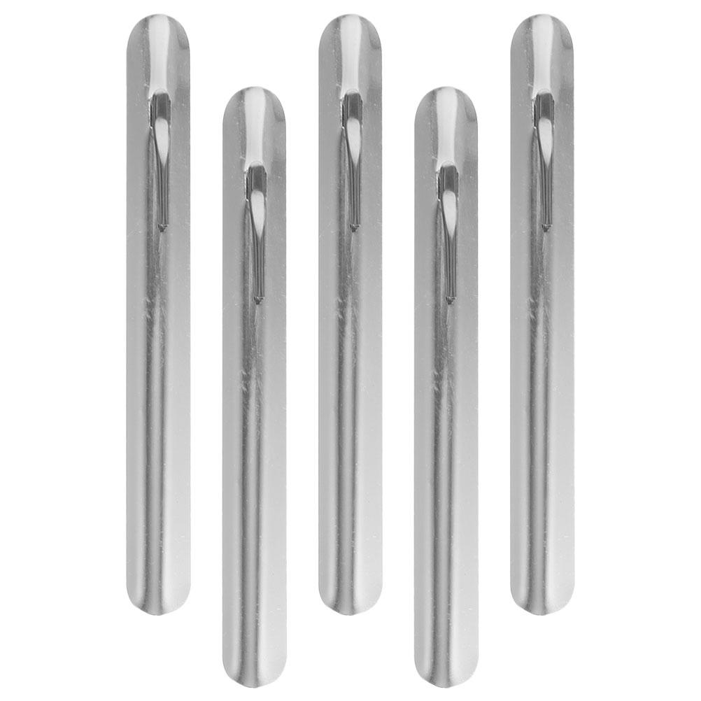 5pcs Silver Bread Crumb Scraper Restaurant Crumb Cleaner Table Cleaning Cloth Metal Crumb Sweeper Dining Household Merchandises серебряный
