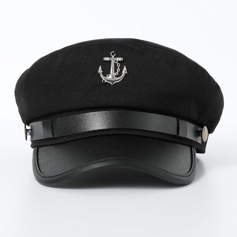 Cross-border Navy Hat British Style Beret for Men and Women Winter Versatile Decorative Fashion Hat