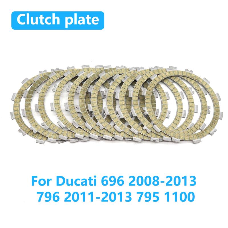 For DUCATI Monster 696 2008-2013 796 795 1100 2011-2013 Motorcycle Engine Clutch Friction Disc Plate Kit Accessories