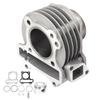 Engine Cylinder Rebuild Kit WPiston Ring Pin Gasket Moped Scooter Fit for GY6 80CC