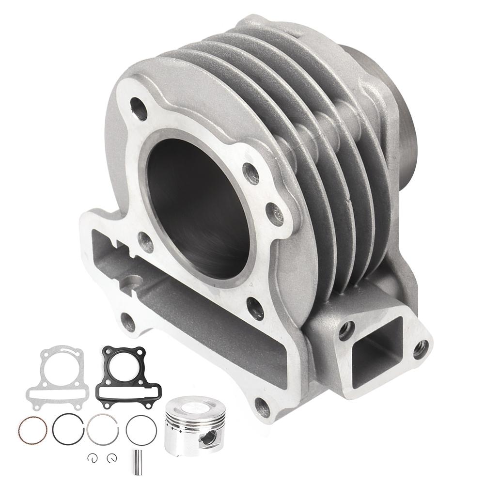 Engine Cylinder Rebuild Kit WPiston Ring Pin Gasket Moped Scooter Fit for GY6 80CC
