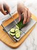 Stainless steel blade cheese bread cutter, cheese butter calibrated slicer, small kitchen baking tool