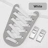 8MM 2025 No Tie Shoe Laces Press Lock Insert Fixed Shoelaces Without Ties Elastic Laces Sneaker Kid Adult Flat Shoelace for Shoe