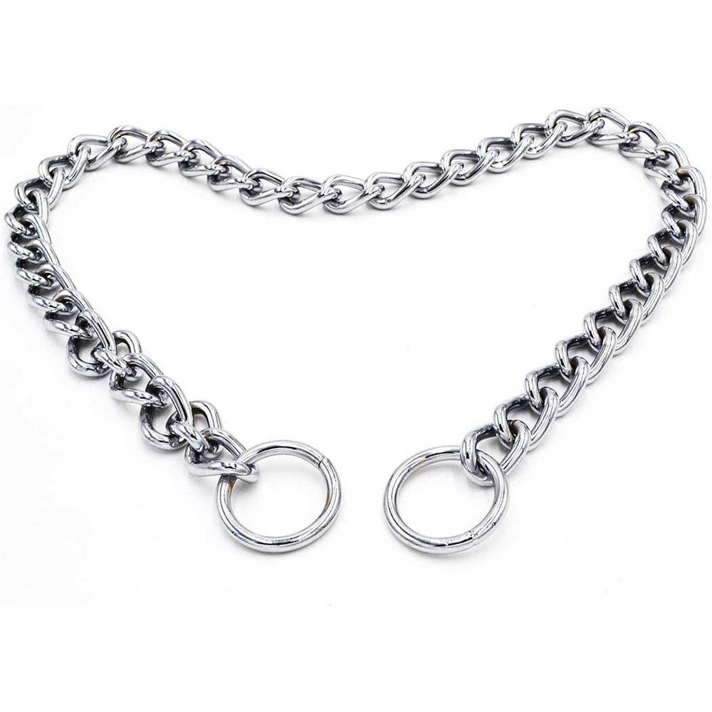Metal Dog Training Choke Chain Collars for Small Medium Large Dogs Pitbull Bulldog Strong Stainless Iron Dog Slip P China Collar