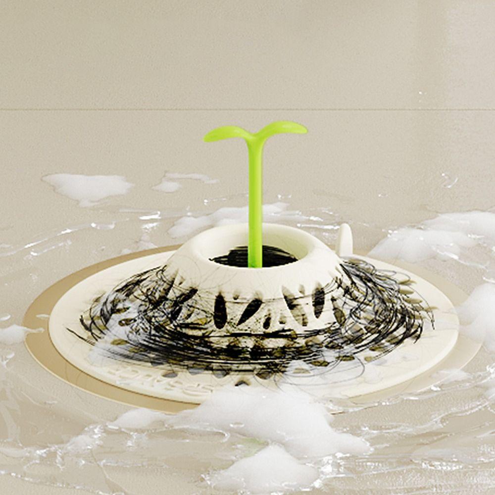 Deodorizing Kitchen Sink Automatic Filter Anti-blocking Basket Sink Drain Plug Accessories Sink Drain Strainer Fast Drainage