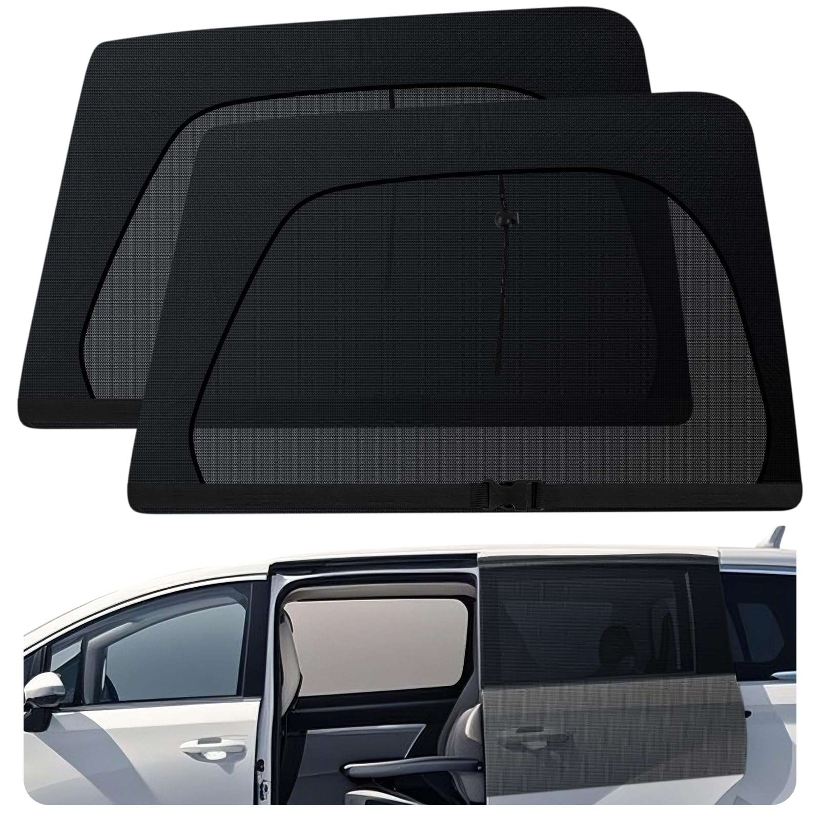 

Car Screen Door, Sliding Door/Rear Door, Car Sun Shades, Side Oziral Window Insect Repellent For sliding doors